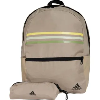 adidas Classic Horizontal 3 Stripes Rucksack Beige