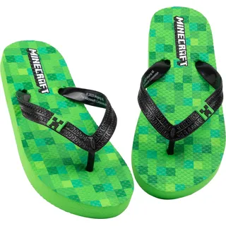 Minecraft - Kinder Flipflops NS7408 (31 EU) (Grün) - Grün