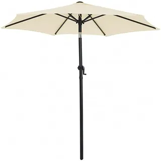 Sonnenschirm Park Weiß Pol Mitte Durchmesser M 3 Hexagonal