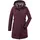 Damen Funktionsparka/Parka mit abzippbarer Kapuze KOW 165 WMN PRK, dunkelpflaume, 50, 37726-000