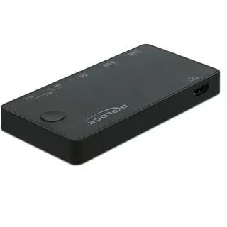 DeLOCK HDMI / USB-C KVM Switch 4K 60 Hz mit USB 2.0