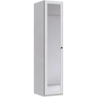 WIMEX Kleiderschrank New York mit Spiegeltüren 45 x 208 x 58 cm Weiß