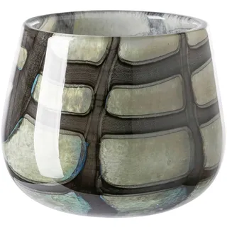 Fink Tischvase »MARLY« Dekovase, Blumenvase, Windlicht, Vase aus Glas, grün