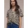 Bluse mit Animal Print 36