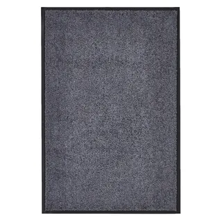 Andiamo Premium-Fußmatte Wash & Clean - langlebige Schmutzfangmatte Hauseingang - als Fußmatte innen oder als Fußabtreter im überdachten Außenbereich - saugstarker Fußabstreifer 40 x 60 cm Anthrazit