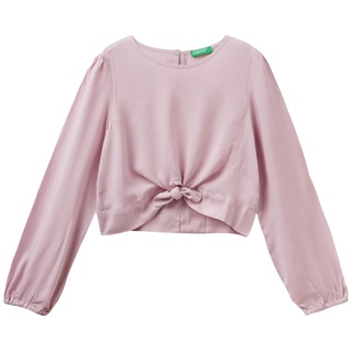 United Colors of Benetton Mädchen Bluse 5fbkcq01o Hemd, Lilla 24d, 130 cm