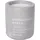 Duftkerze SANDALWOOD MYRRH 290 g 8 cm grau