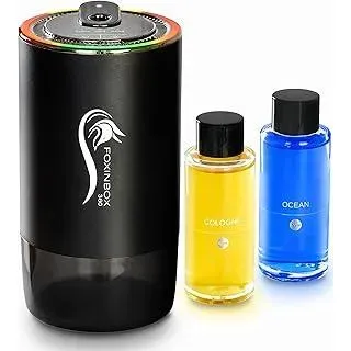 Auto Duft Lufterfrischer/Innenraum Duftspender Automatisch – für Auto, Büro, Zuhause und Sport – Autoduft gegen Gerüche – Diffusor für ätherische Ölen – COLOGNE/OCEAN