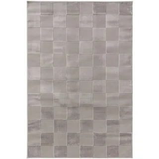 benuta Teppich Claire Grau 120x170 cm , Kunststoff , Rechteckig , 120x170 cm , pflegeleicht , Teppiche und Böden, Teppiche