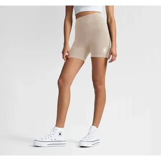 Converse Radlerhose »WOMEN'S CONVERSE RETRO CHUCK TAYLOR« mit elastischem Bund, beige
