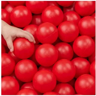 LittleTom Bällebadbälle 50 Stück, Rot, 5.5 cm