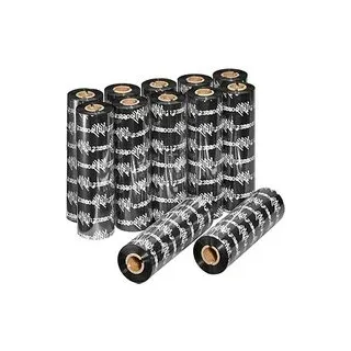 ZEBRA 5095 schwarz Thermo-Druckfolien, 12 Rollen