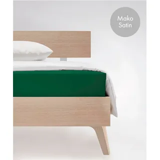 Colours 009100 Mako-Satin 100 x 200 cm jagdgrün