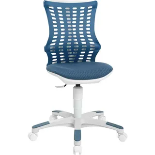 TOPSTAR Sitness X Chair 20, Stoff blau, Gestell weiß