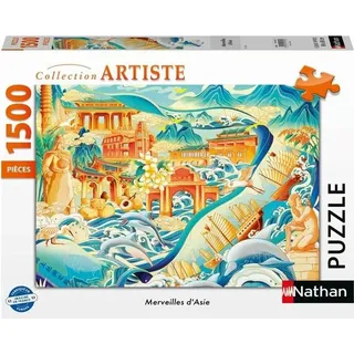 Ravensburger - Puzzle 1500 Teile - Les Merveilles d'Asie