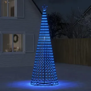 Festnight Led Weihnachtsbaum Aussen 300 cm 688 LEDs Tannenbaum Outdoor Beleuchteter Weihnachtsbaum Kegelform Weihnachtsdeko Außen Metall Weihnachtsbaum Lichterpyramide Groß Lichterbaum