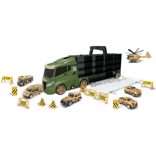 autotransporter Army 55 cm schwarz/legierungsgrün 16-teilig