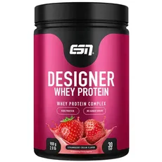 Bild von Designer Whey Protein Strawberry Cream Pulver 908 g