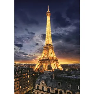CLEMENTONI Hochwertige Kollektion: Eiffelturm-Puzzle – 1000 Teile