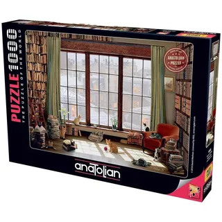 ANATOLIAN Puzzle Katzen am Fenster 1000 Teile