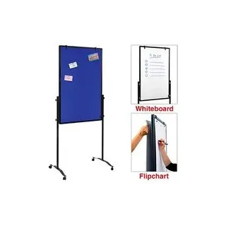 Legamaster mobiles Whiteboard PREMIUM PLUS Multiboard 76 x 120 cm blau emaillierter Stahl