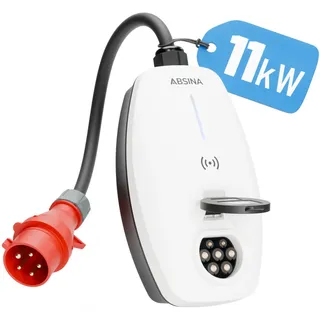 Absina Mobile Wallbox Typ 2 (11 kW, 16 A) - 9,5 m Kabel