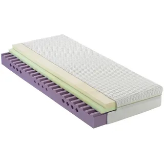 Dieter Knoll Gelschaummatratze , Weiß , Textil , H3 , 140x200 cm , Austria Gütezeichen, Made in Austria, Oeko-Tex® Standard 100 , Bezug abnehmbar/waschbar, schadstoffgeprüft, alternative Größen erhältlich , Schlafzimmer, Matratzen, Gelmatratzen