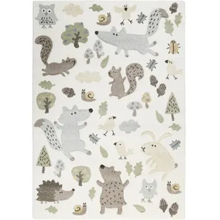 Sigikid Kinderteppich , Multicolor , Textil , Tier , rechteckig , 120x170 cm , Textiles Vertrauen - Oeko-Tex®, Hohenstein, AZO-frei, Oeko-Tex® Standard 100 , für Fußbodenheizung geeignet, in verschiedenen Größen erhältlich, Fasern thermofixiert (heatset), lichtunempfindlich, pflegeleicht, strapazierfähig, leicht zusammenrollbar , Teppiche und Böden, Teppiche, Kinderteppiche