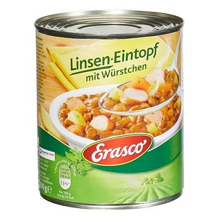 Erasco Linsen mit Würstchen Eintopf 800,0 g