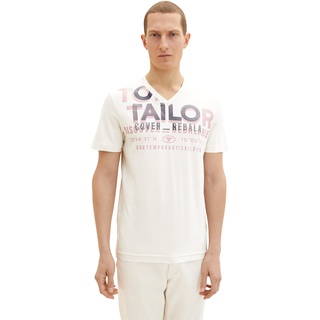 TOM TAILOR Herren 1035657 T-Shirt, 18592 - Vintage Beige, XXL