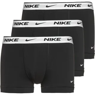 Nike Herren Everyday Cotton Stretch Trunks 2Pk, Black, S