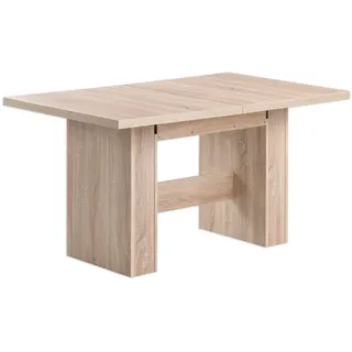 Forte Esstisch ausziehbar, Holzwerkstoff, Sonoma Eiche , 90 x 140 x 72,8 cm