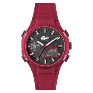 Lacoste Analoge-Digitale Multifunktions-Quarzuhr für Herren Kollektion LC33 mit - Rot