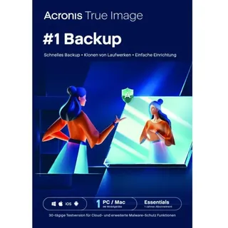 Acronis True Image 2025 Essentials | 3 Gerät / 1 Jahr | Sofortdownload + Produktschlüssel