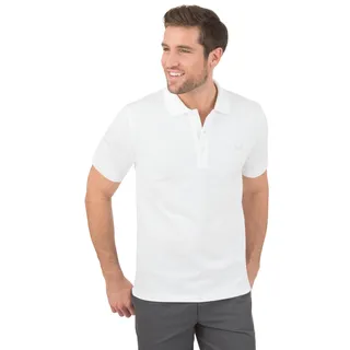 TRIGEMA Polo-Shirt Piqué Fabric white L