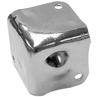 HQ Power HQ-Power Lautsprecherschutzecke, WEIßES METALL, 38 x 38mm x 90°,
