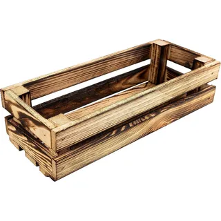 Creative Deco Holzkiste 34 x 14 x 9 cm 14-tlg. braun