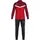Trainingsanzug rot/weinrot 140
