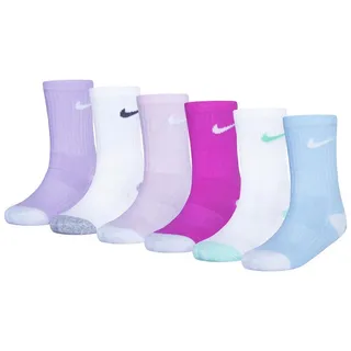 Nike Kids Smiley Crew Socken 6 Paare - Playful Pink - EU 23-26