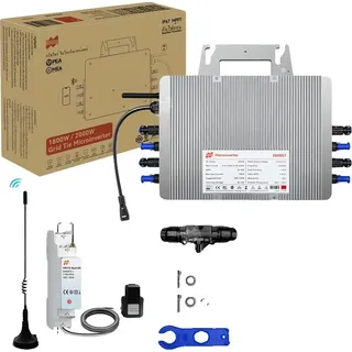 Solar-Netzanschlusswechselrichter, hohe Effizienz, breite Kompatibilität, mit Rückfluss, 230V, 22-50V