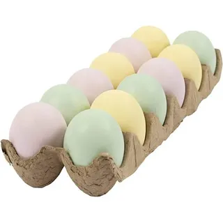 Creativ Company Plastic Eggs Pastel 12pcs.