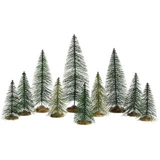 Lemax 84358 Christmas Village Accessory: Needle Pine Trees (Set of 10)