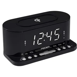 PEDEA FM Radiowecker schwarz