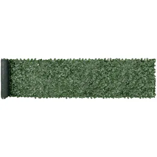 VEVOR Efeu Sichtschutzzaun, 2440 x 1830 mm Künstliche Grüne Wand, Efeu Zaun mit Verstärktem Gelenk, Kunsthecken Weinblatt Dekoration für Garten, Hof, Balkon, Terrasse Nachbildung, 39 x 198 in, Dunkelgrüner Hintergrund-e - Grün