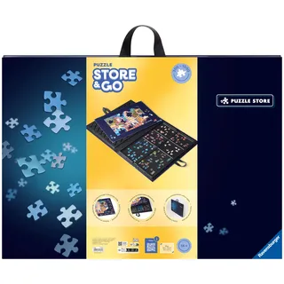 Ravensburger Store & Go für Puzzles mit bis zu 1000 Teilen, Kombination aus Puzzle-Sortierschale und Puzzleunterlage, Zubehör zur Aufbewahrung von Puzzles
