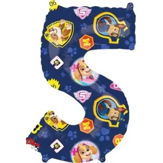 Amscan Mid Size Paw Patrol Number 5