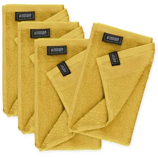 Schöner Wohnen Sense Gästehandtuch 30 x 50 cm gelb 4 St.