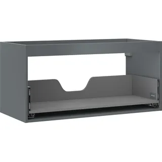 Mexen Box-A Waschtischunterschrank Korpus 100 cm, 1 Schublade, Graphit Matt - 91AX0-1000-470-1-66