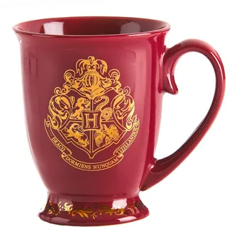 Harry Potter Hogwarts Wappen Kaffeetasse - Offiziell lizenziertes Merchandise, Keramiktasse 250 ml (8.5 oz) Geschenk für Zauberer-Welt-Fans