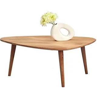 m2 Kollektion 258322 Couchtisch Elen 1, Echtholz Wildeiche massiv geölt, 90x90 cm, Höhe 36cm